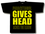 PARACETAMOL GIVES HEAD ACHES THE ELBOW