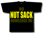 NO NUTS ACKNOWLEDGE ME